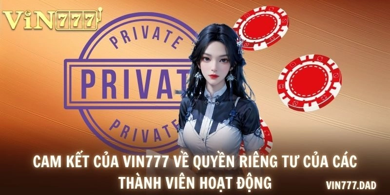 Cam kết của VIN777 về quyền riêng tư của các thành viên hoạt động