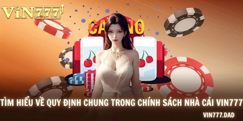 Tìm hiểu về quy định chung trong chính sách nhà cái VIN777