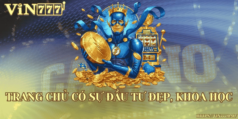 Trang chủ được thiết kế khoa học và hiện đại